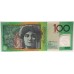 AUSTRALIA 1996 . ONE HUNDRED 100 DOLLAR BANKNOTE . EVANS/FRASER . TEST NOTE . LAST PREFIX CS96